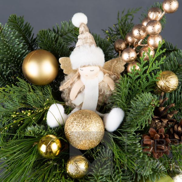 Композиция в крафтовом аквабоксе № 3