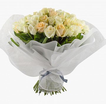 75 кремово-белая роза микс 50 см 75 кремово-белая роза микс 50 см