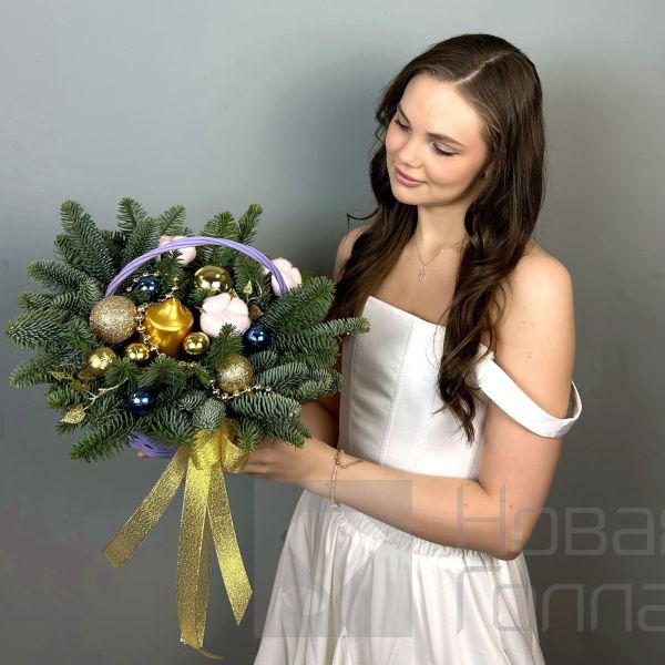 Новогодние чудеса в корзине