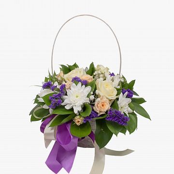 Композиция Сладкие грезы в корзинке Композиция Сладкие грезы в корзинке