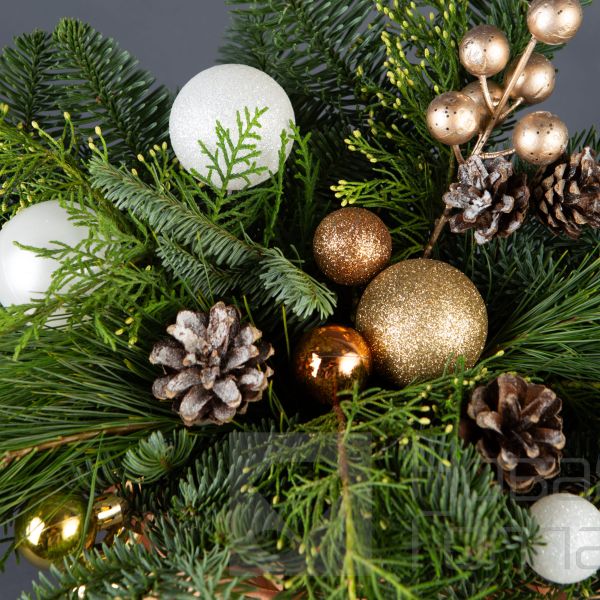 Композиция «Зимнее сияние в аквабоксе»