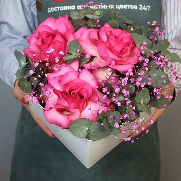 Нежное Сердце в коробке