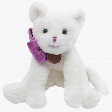 Кот 30 см белый