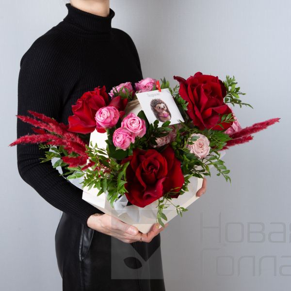 Букет "Французский сад в ящике"