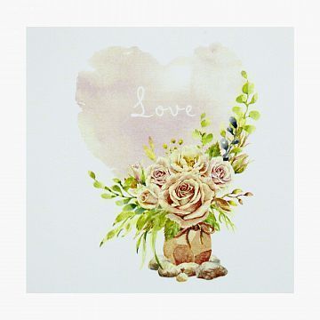 Открытка маленькая LOVE