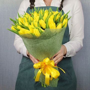 Букет 51 Желтый тюльпан Букет 51 Желтый тюльпан