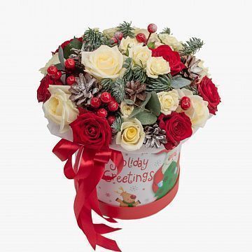 Новогодний презент в коробке