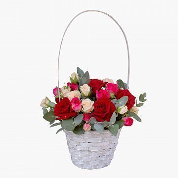 Корзина из роз Соцветие Корзина из роз Соцветие