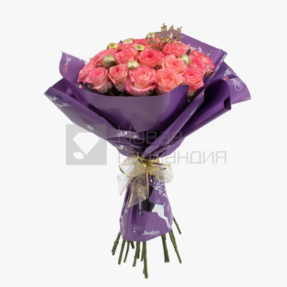 Букет Минуты Волшебства  из розовой розы