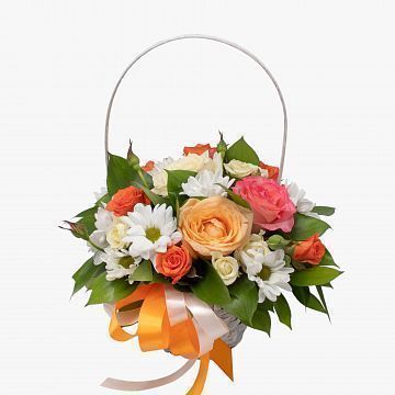 Композиция Очей очарованье в корзинке Композиция Очей очарованье в корзинке