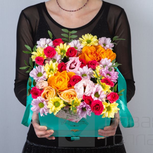 Коробка квадратная тиффани