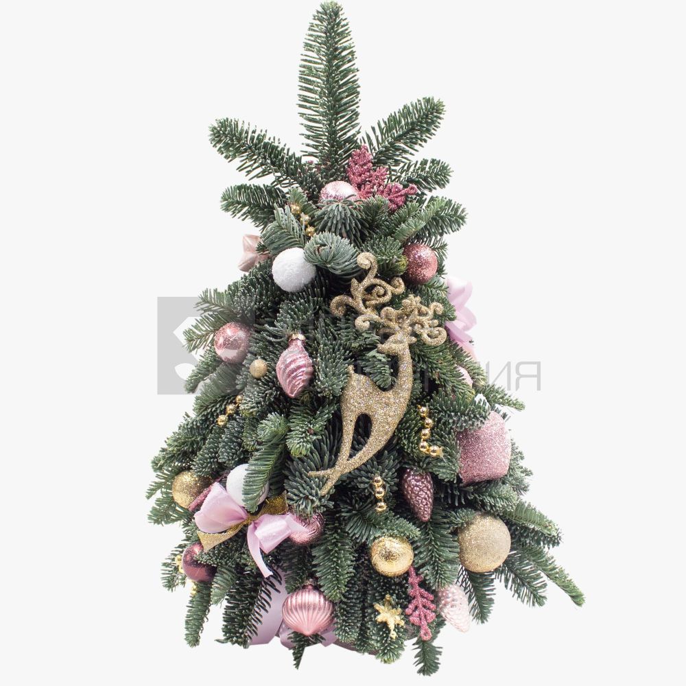 Ель из ветвей нобилиса Рождественские мгновения 40 см